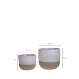 Set 2 cachepot • 20 cm