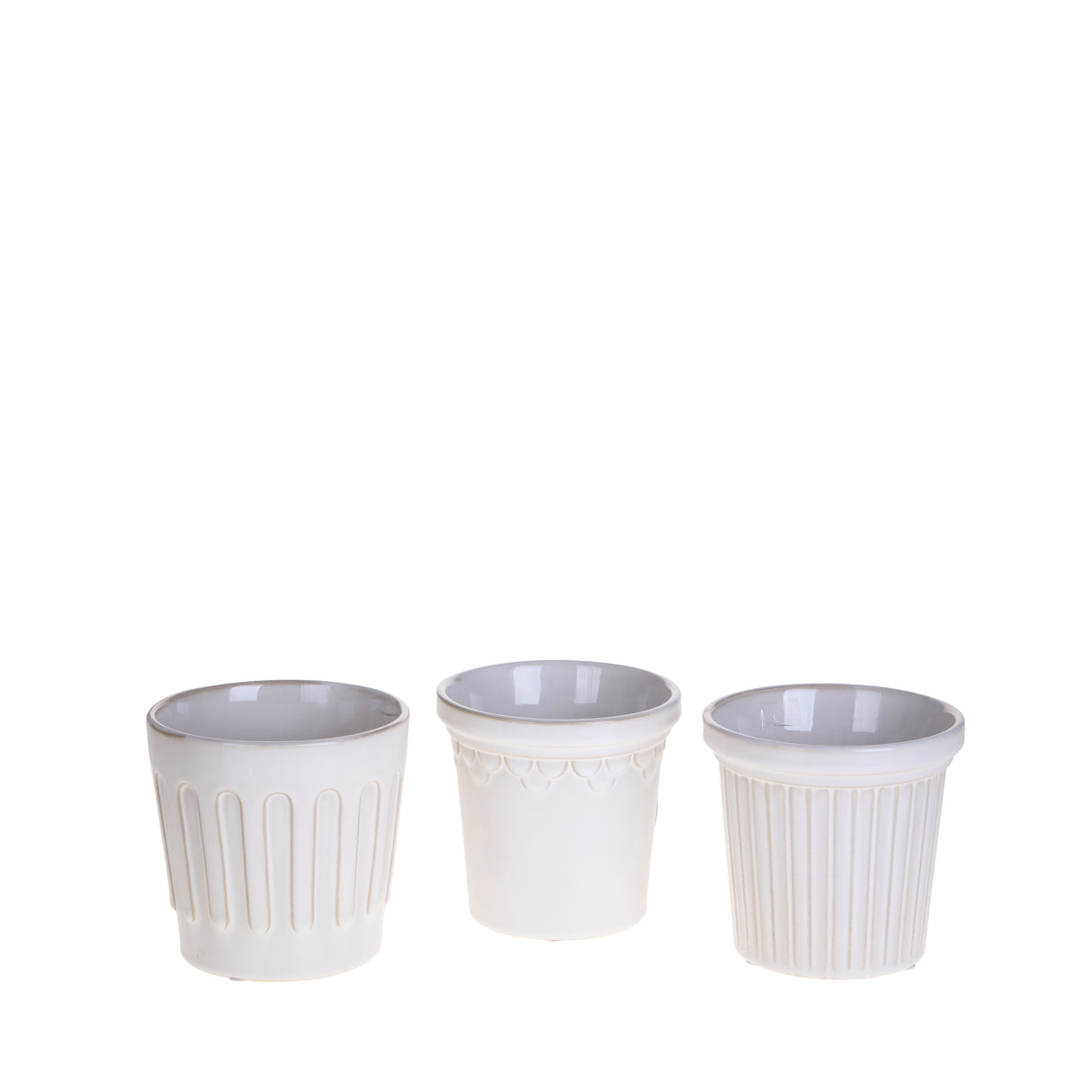 2 Pezzi • Set 3cachepot • 13 cm