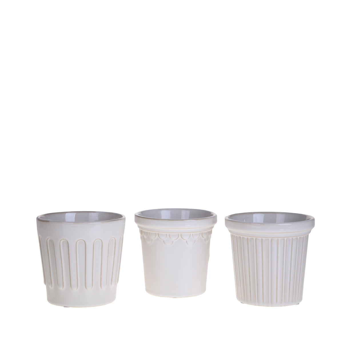 2 Pezzi • Set 3cachepot • 13 cm