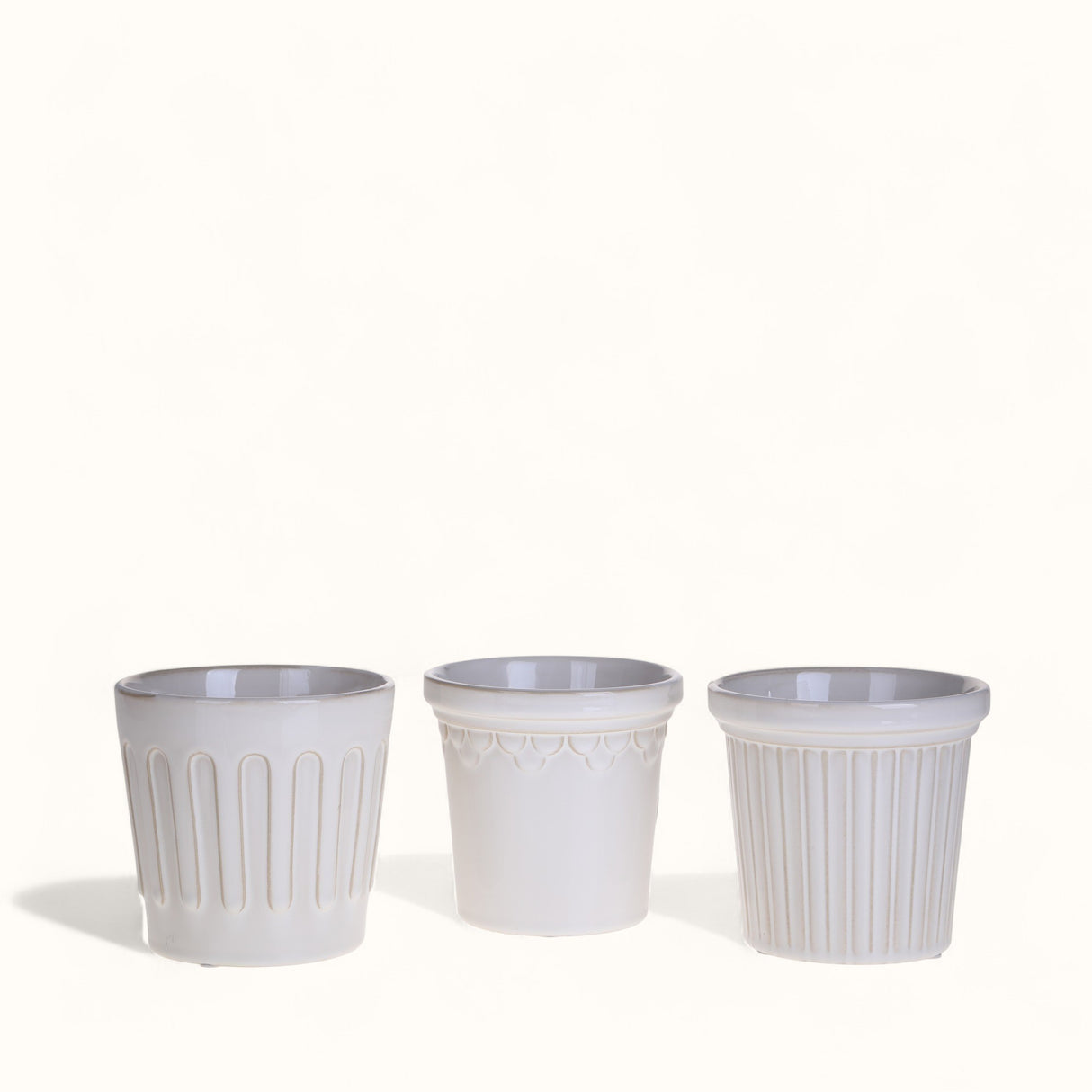 2 Pezzi • Set 3cachepot • 13 cm