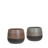 2 Pezzi • Set 2 cachepot • 13 cm