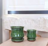 Vaso ceramica Set di 2 Vasi Onda • D16 • D13 cm