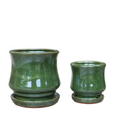Vaso ceramica Set di 2 Vasi Onda • D16 • D13 cm