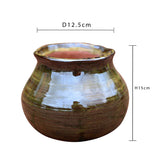 Vaso ceramica rotondo • 15 cm