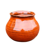 Vaso ceramica rotondo • 15 cm