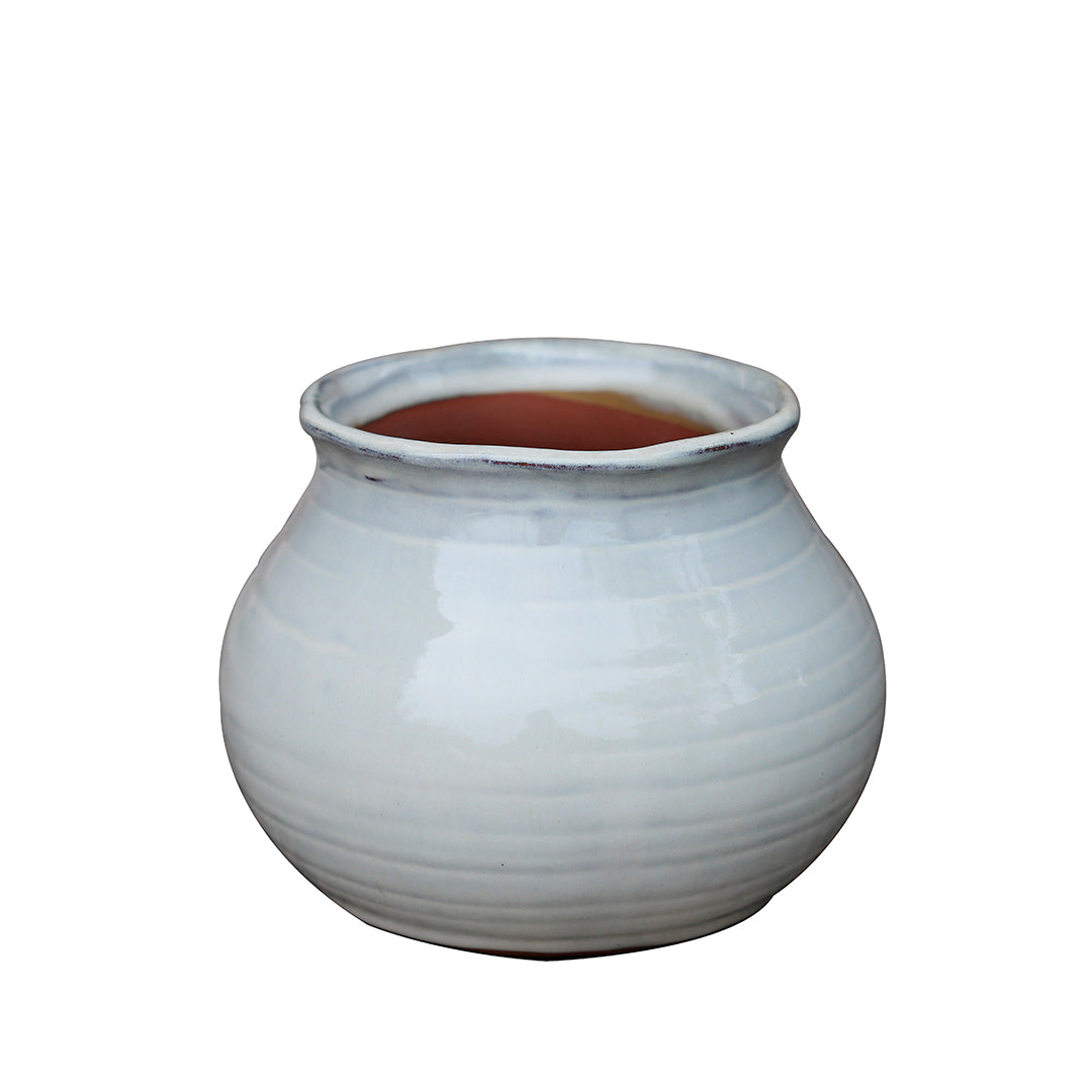 Vaso ceramica rotondo • 15 cm