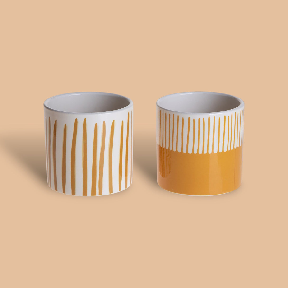 3 Pezzi • Set 2 vasi • 11 cm