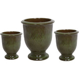 Set di 3  Vasi Onda • 39 cm