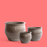 Set e 3 vaso rotondo • D.55-44-34 cm