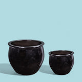 Set 2 cachepot con bordo • D.34/23 CM cm