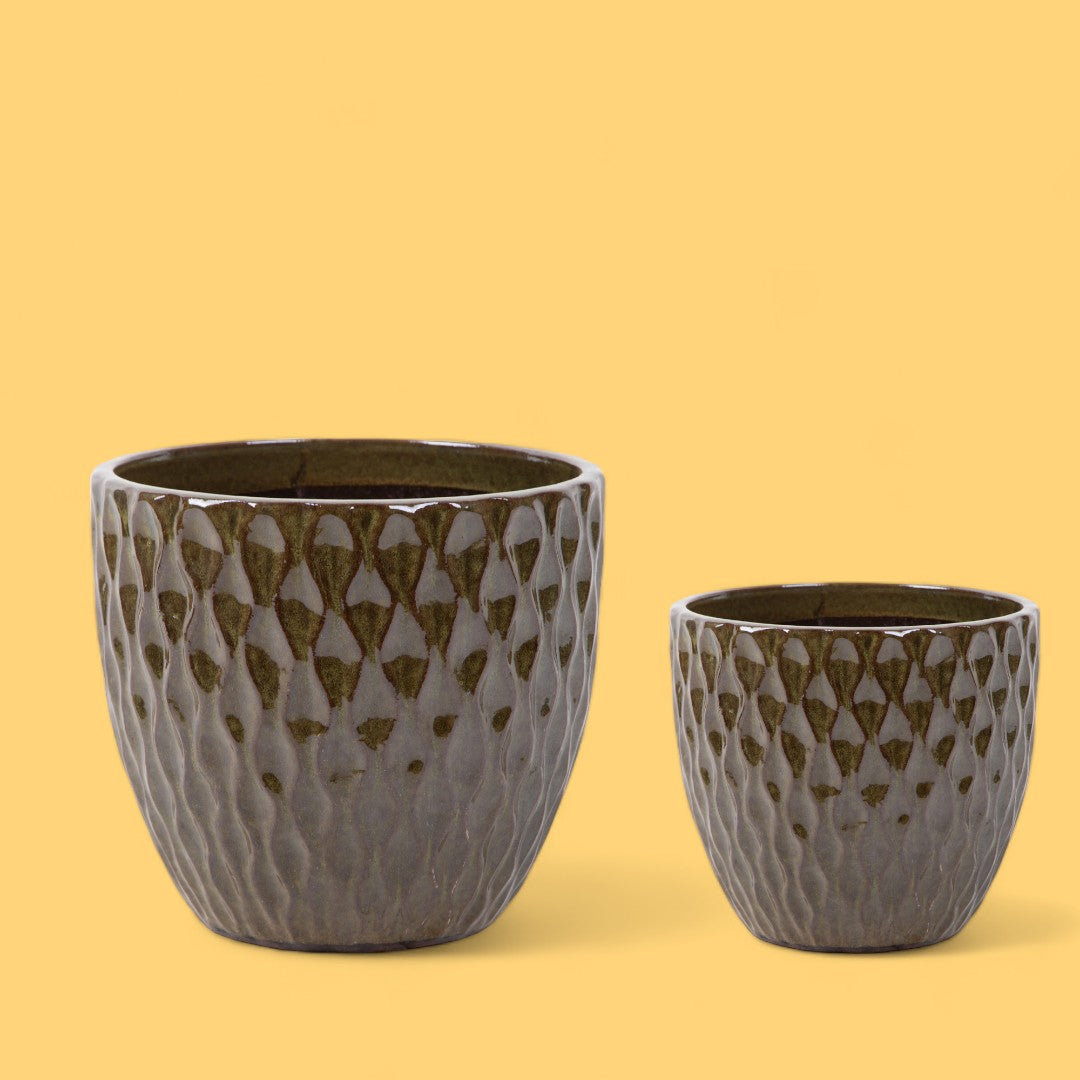 Vaso ceramica Set di 2 Vasi Riga • 34 cm