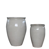 Vaso ceramica Set di 2 Vaso Bombato • 68 cm