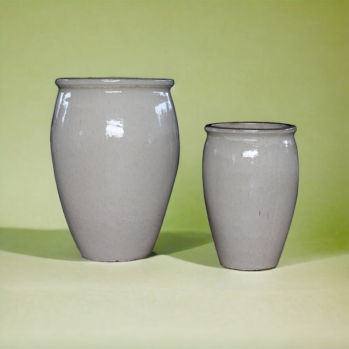 Vaso ceramica Set di 2 Vaso Bombato • D.50-35XH68-55 cm