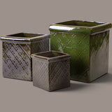 Set di 3 Vasi Cubo • 20 cm