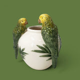 Vaso con Pappagalli • 23 cm