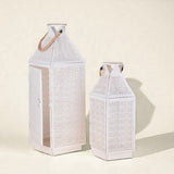 Set di 2 Lanterna Metallo • 56 cm