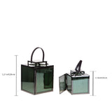 Set di 2 Lanterna Metallo • 28 cm