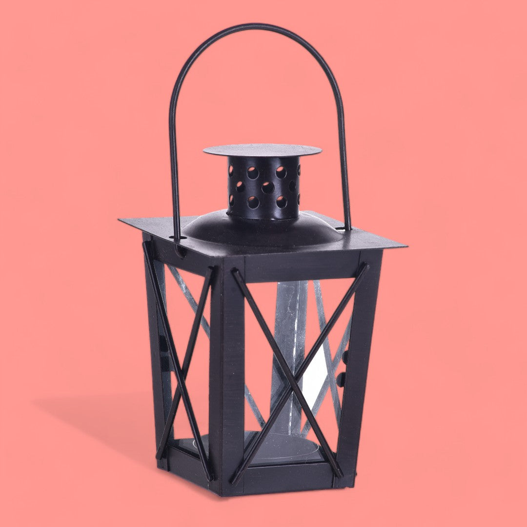 2 Pezzi •  Lanterna Quadrata  • 11,5 cm