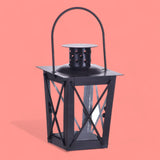 2 Pezzi •  Lanterna Quadrata  • 11,5 cm