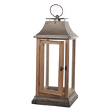 Lanterna in metallo con manico • 68 cm