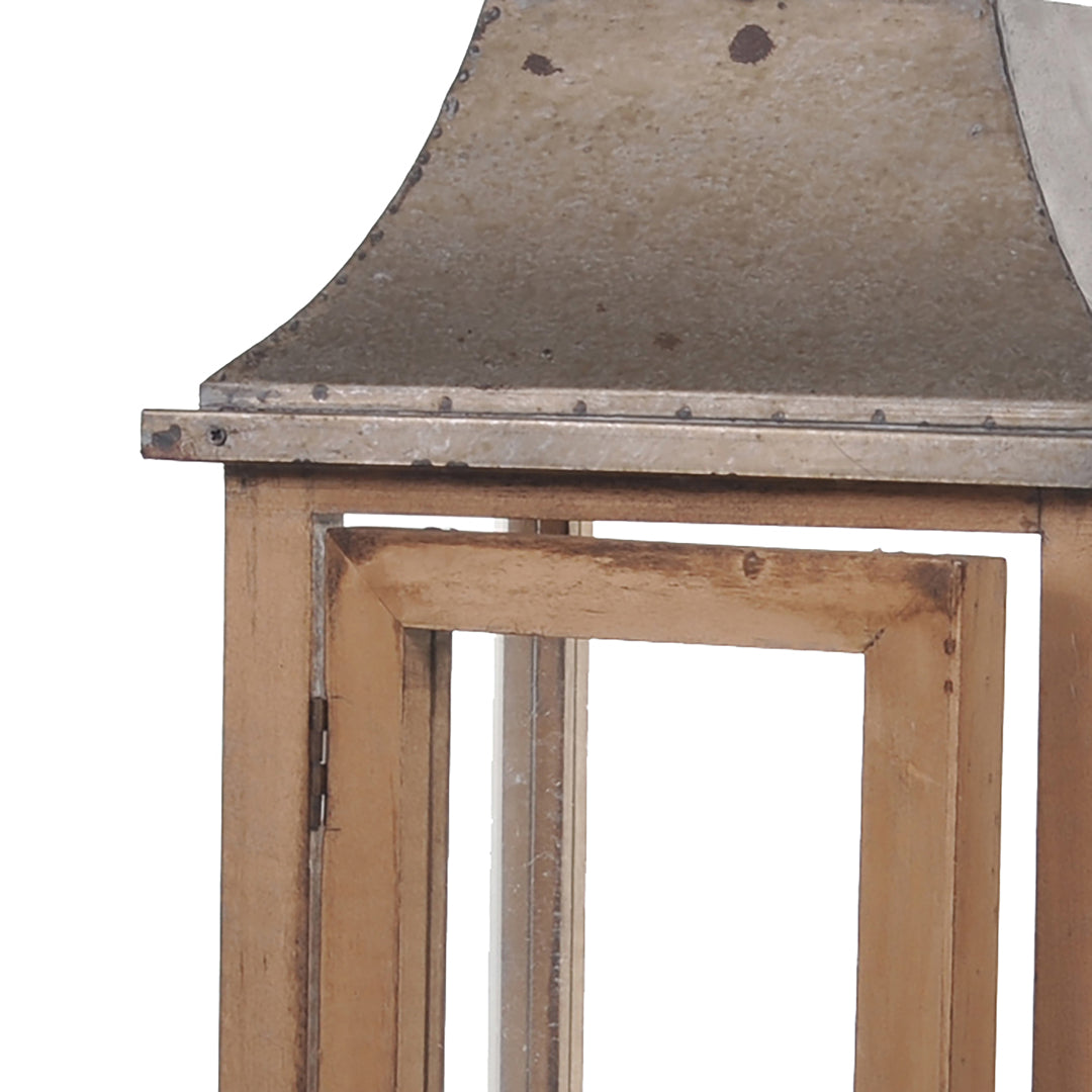 Lanterna in metallo con manico • 68 cm