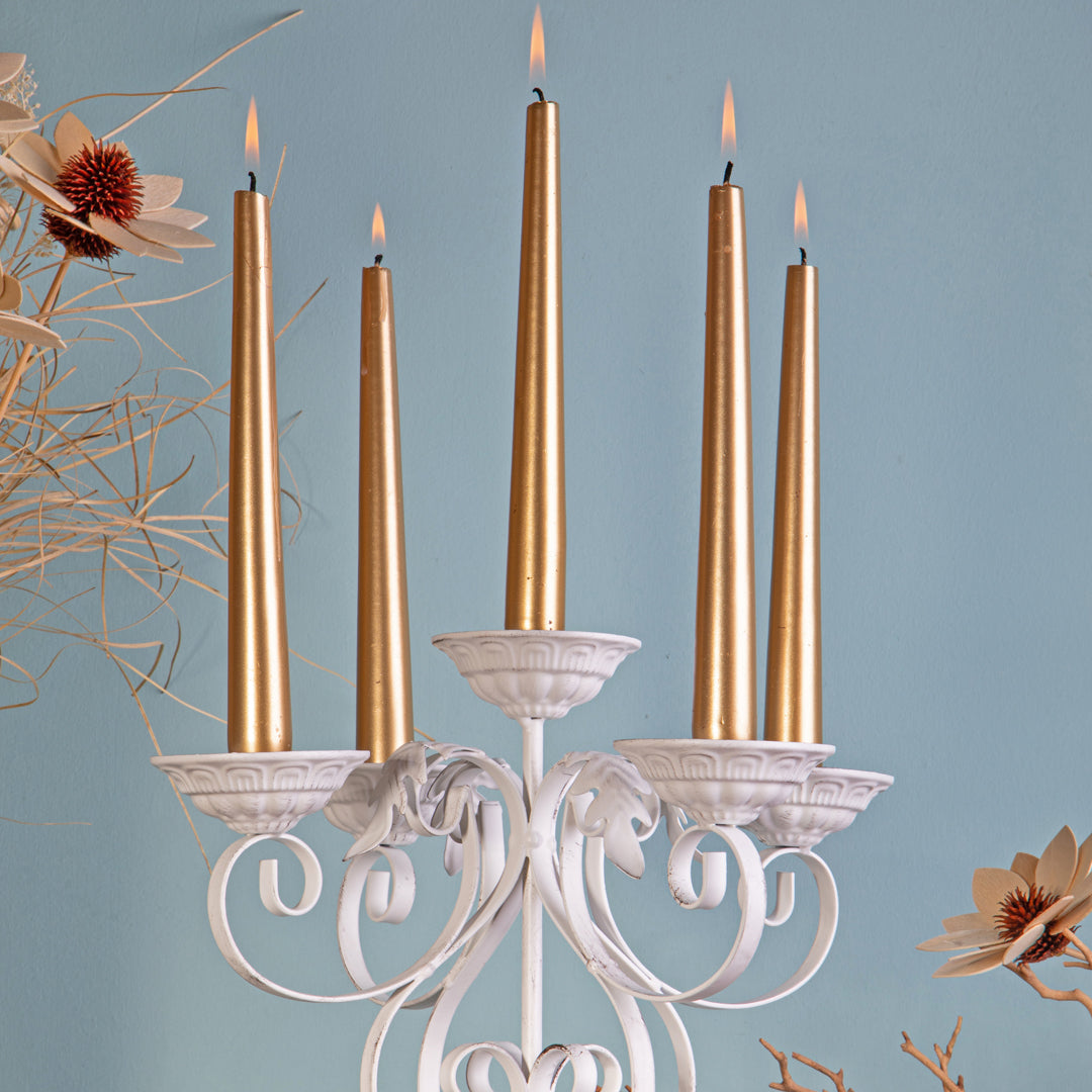 Candeliere per 5 Lavorato  • 32,5 cm