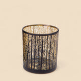 6 Pezzi •  Porta tealight Con Alberi  • 8 cm