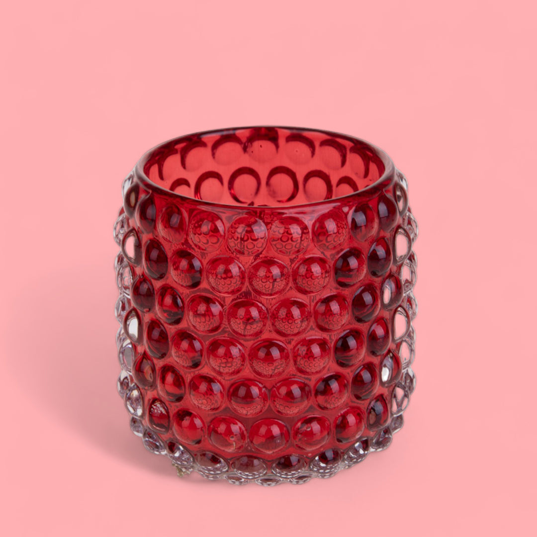 3 Pezzi •  Porta Candela Bubble  • 9 cm