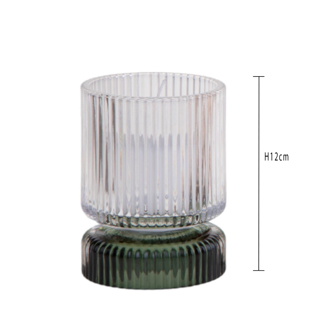 Porta Candela con Base  • 12 cm