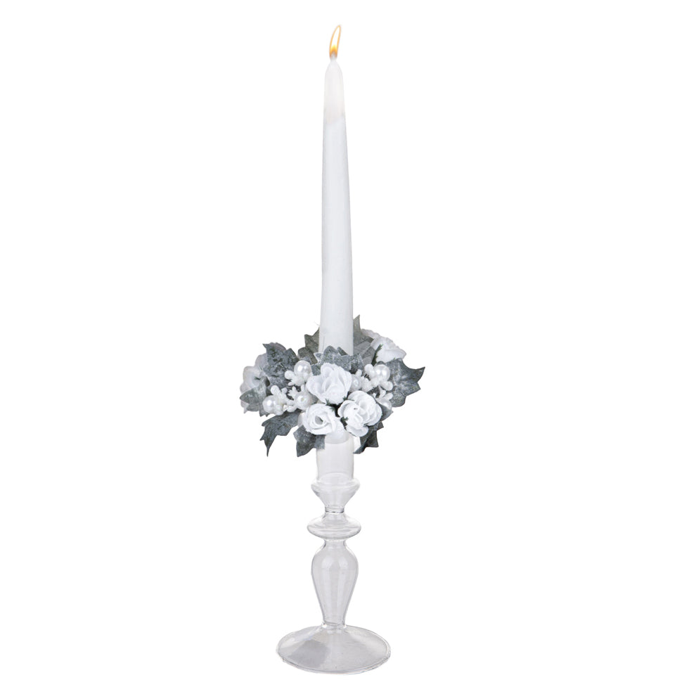 2 Pezzi •  Porta Candela singolo  • 16 cm