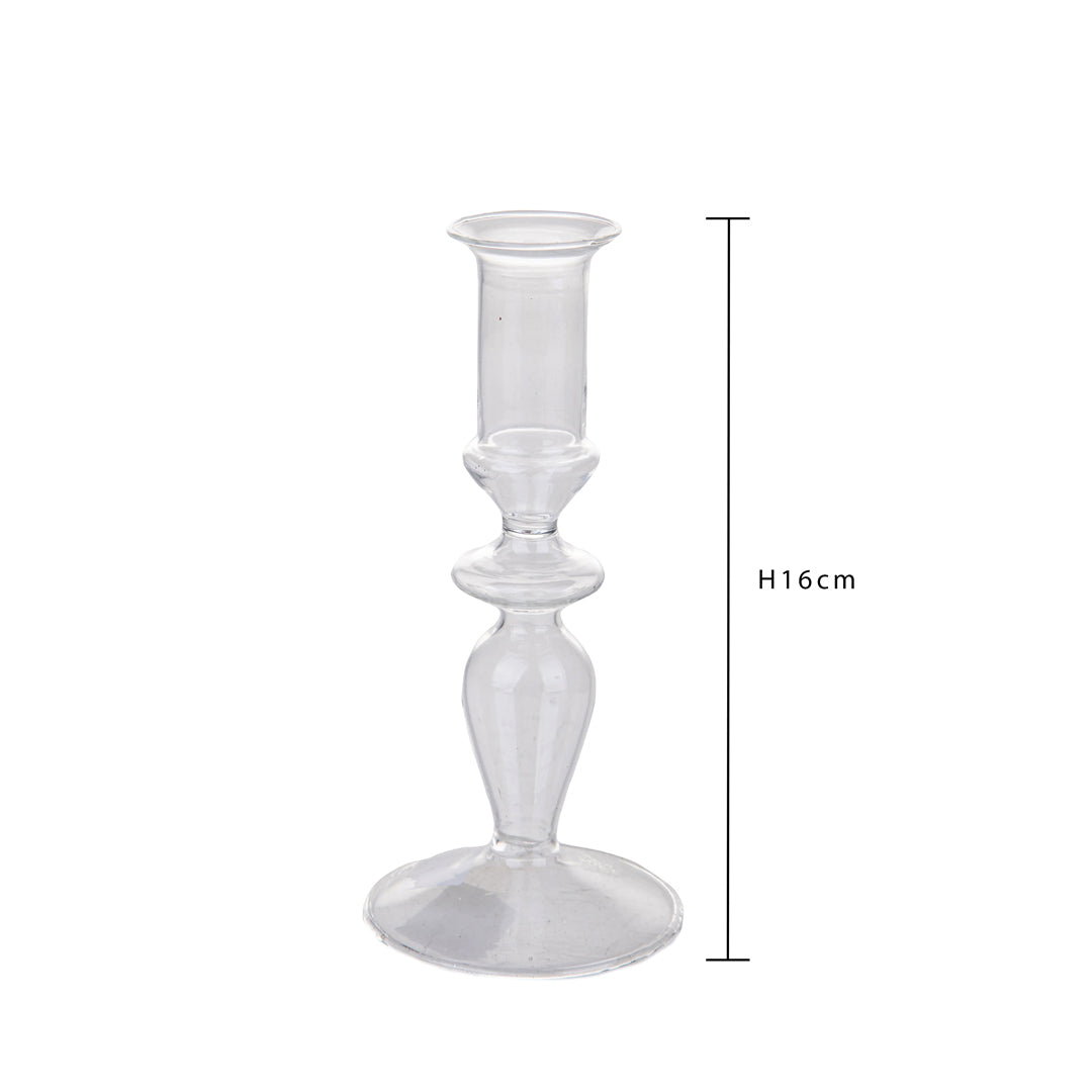 2 Pezzi •  Porta Candela singolo  • 16 cm