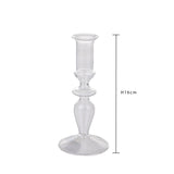 2 Pezzi •  Porta Candela singolo  • 16 cm