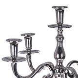 Candelabro metallo 5 bracci • 80 cm