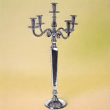 Candelabro metallo 5 bracci • 60 cm