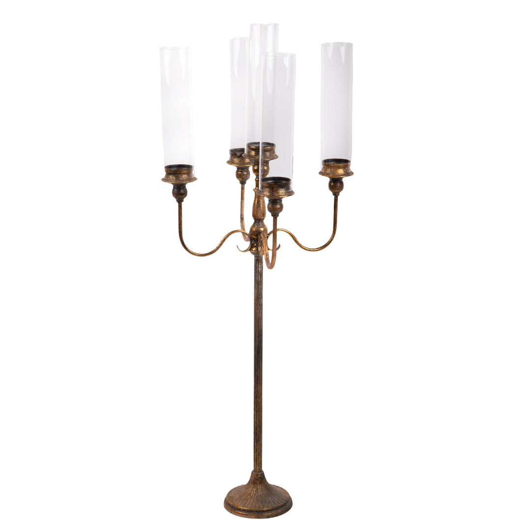 Candeliere con 5 braccia • 119 cm