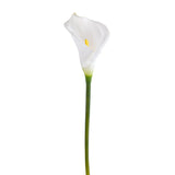 4 Pezzi • Fiore di calla semi aperta artificiale • 66 cm