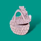 Gallina in ceramic apribile • 14 cm