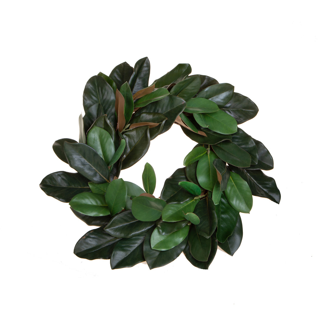 Corona con magnolia • H 10 cm
