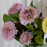 Bouquet Ponpon Dalia 6 Fiori/ 21Fgl • 46 cm