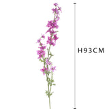 2 Pezzi • Ramo di delphinium artificiale 3 fiori • 93 cm