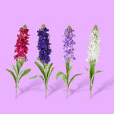 8 Pezzi • Fiore di violacciocca artificiale • 80 cm