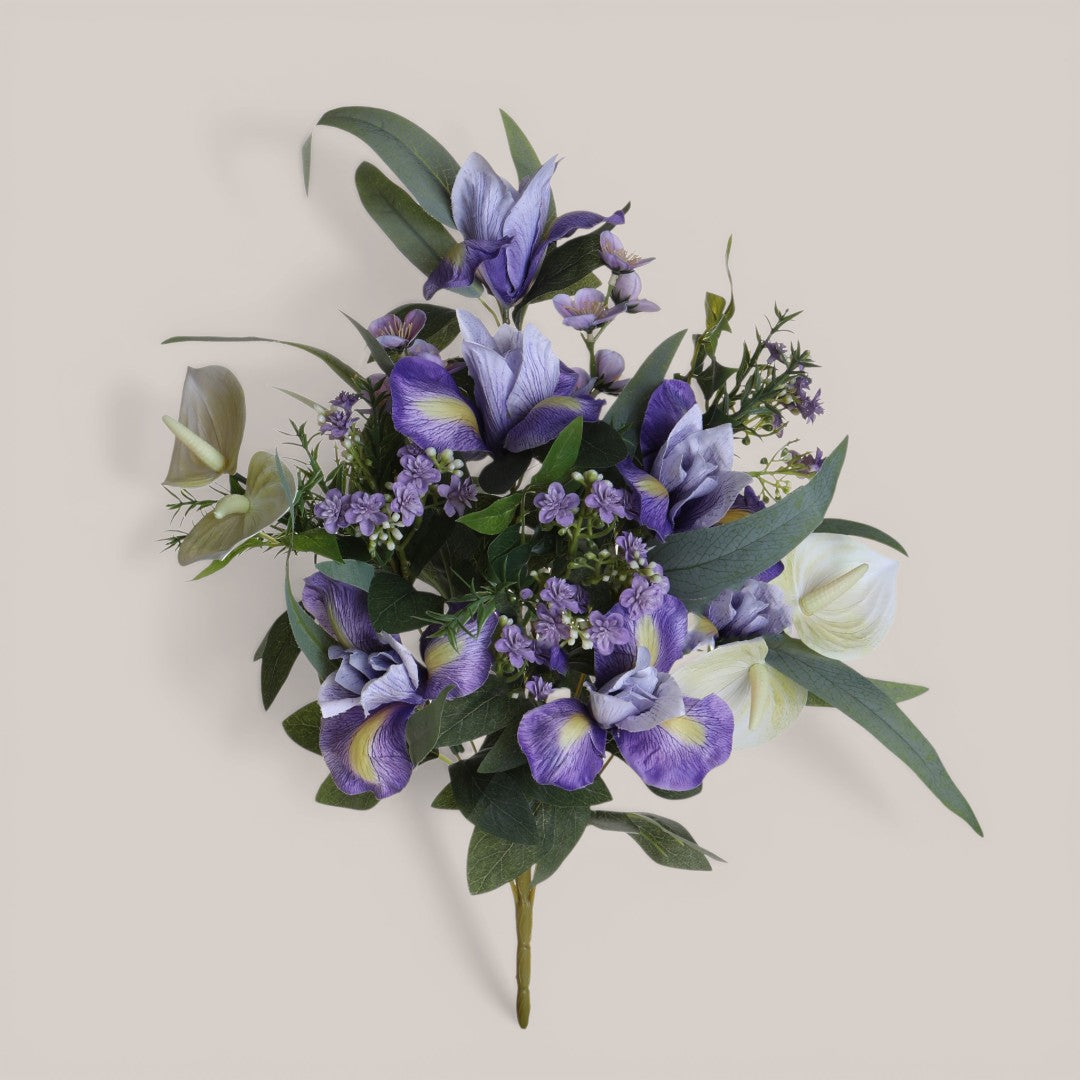 Bouquet Iris Frontale • 55 cm