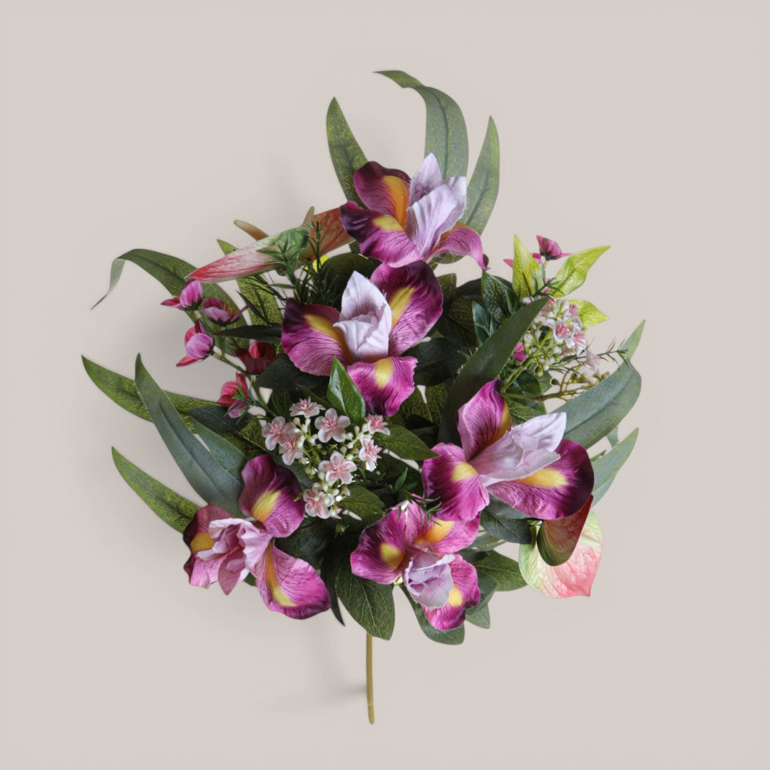 Bouquet Iris Frontale • 55 cm