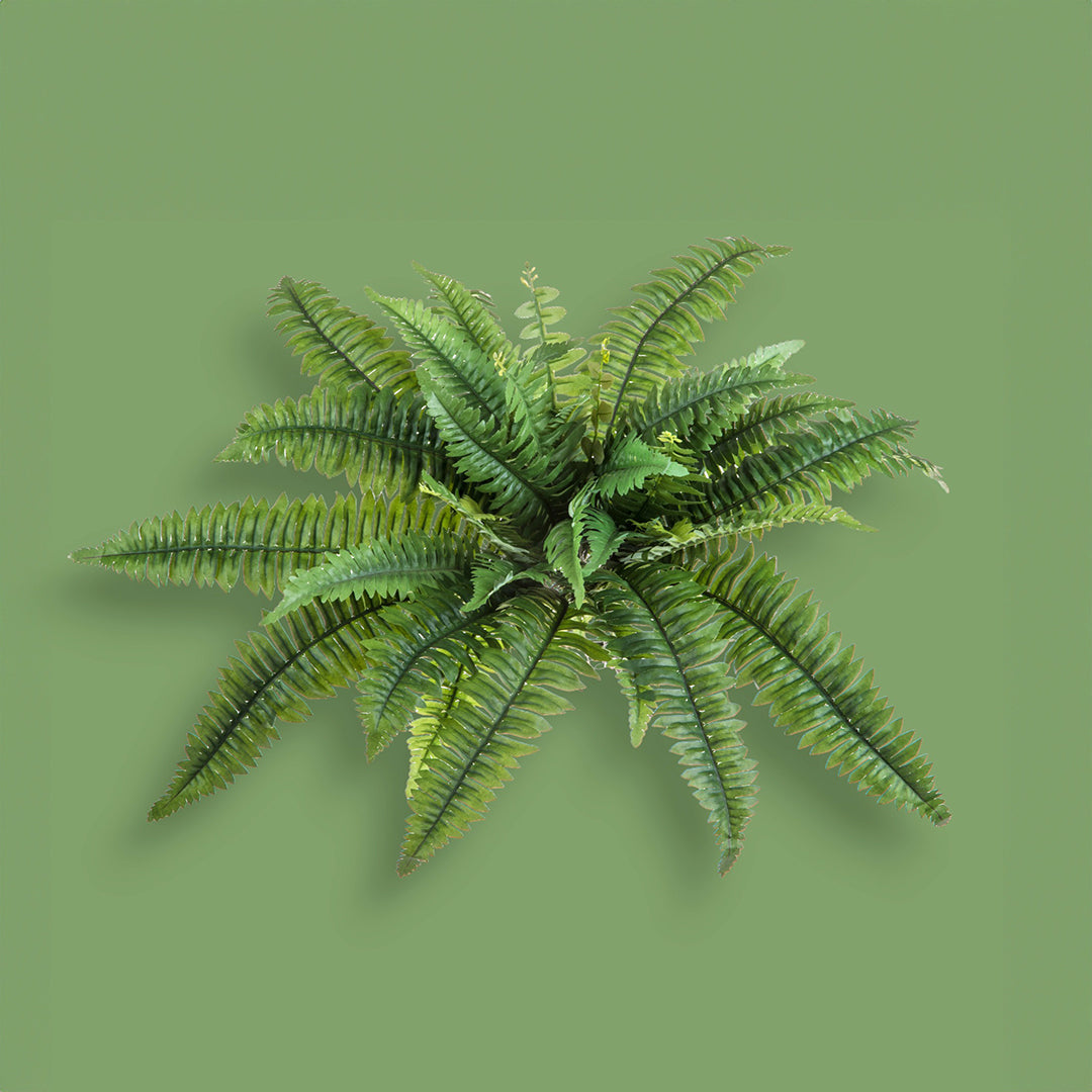 Verde artificiale Felce boston per 4 36 foglie • 52 cm