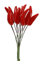 12 Pezzi • Peperoncini 144 pezzi artificiale • 11 cm