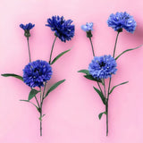 8 Pezzi • Fiordaliso artificiale • 60 cm