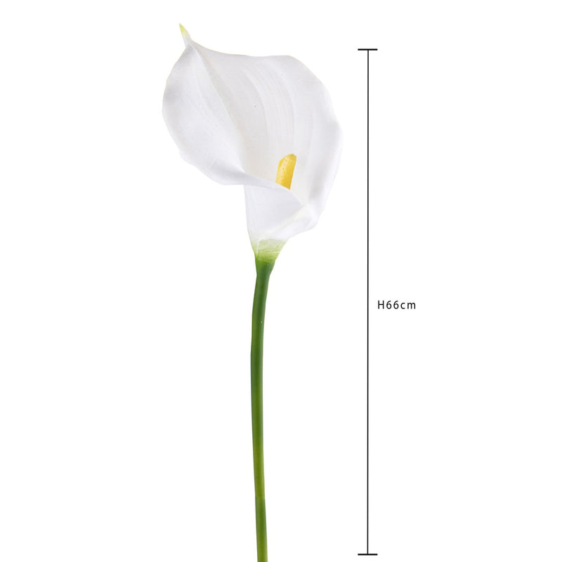 4 Pezzi • Fiore di calla aperta artificiale • 66 cm