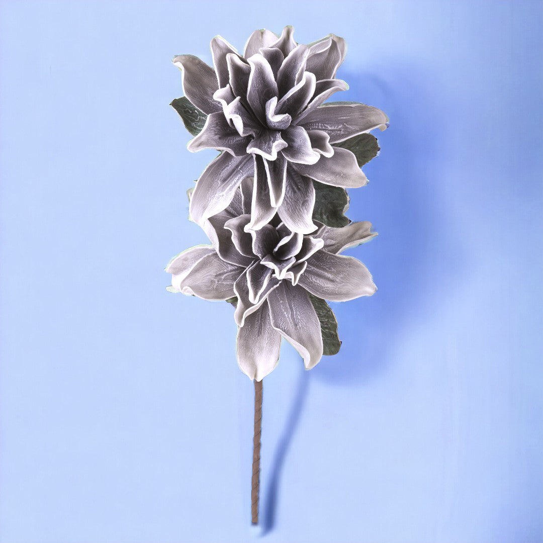 2 Pezzi • Fiore dalia artificiale 2 fiori • 93 cm
