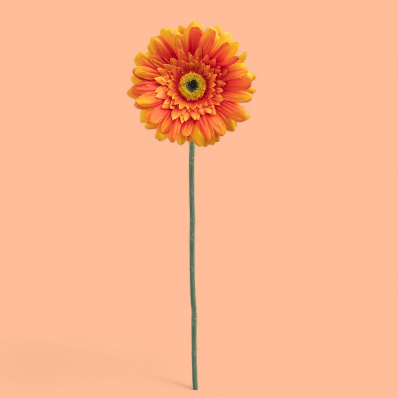 3 Pezzi • Fiori di gerbera artificiale • 62 cm