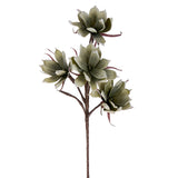 2 Pezzi • Magnolia artificiale per 4 fiori • 94 cm